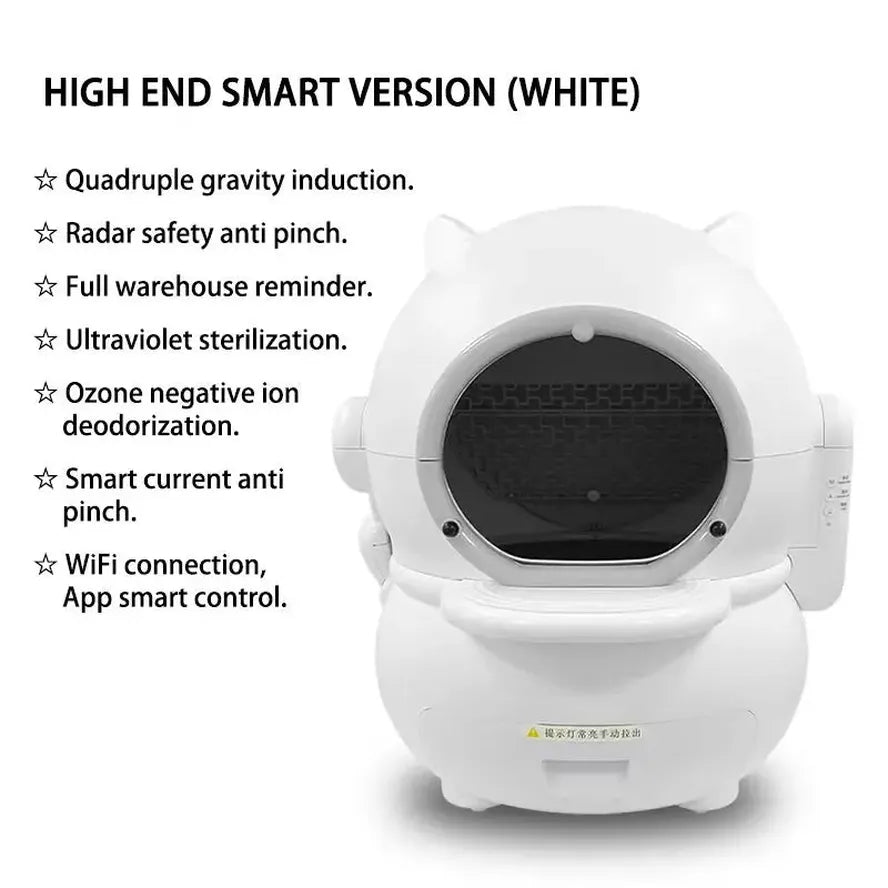 KTX-691987 Automatic Self-Cleaning Smart Cat Litter Box with App Control