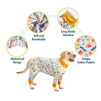HKM-692115 Cute Cotton Dog Jumpsuit in Various Colors and Sizes for All Breeds