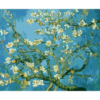 HKM-692307 Frameless Digital Oil Painting on Linen - Classic 24 Color Options, 40x50cm & 60x75cm Sizes