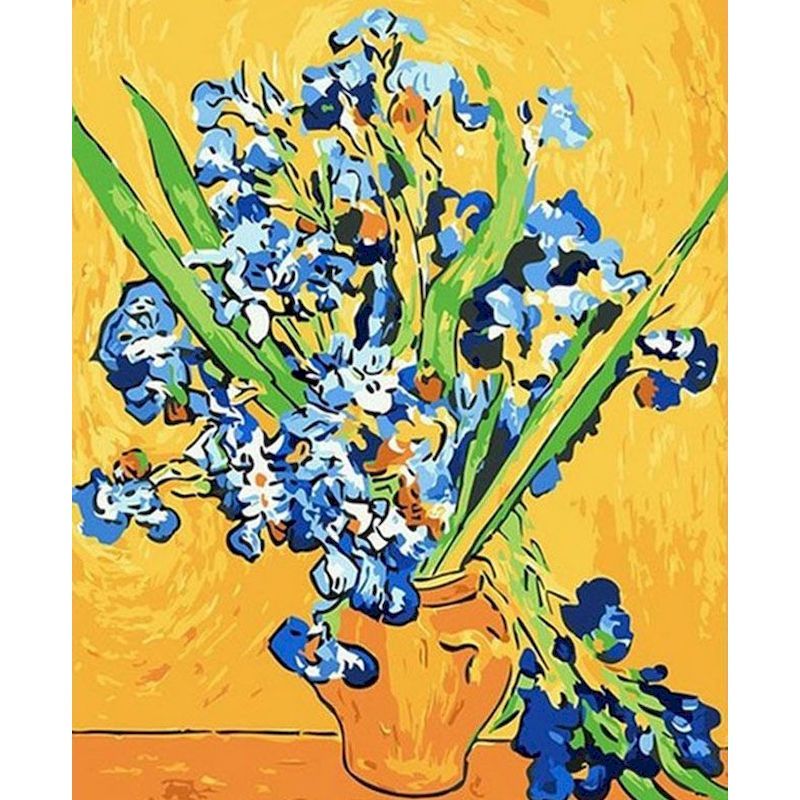 HKM-692307 Frameless Digital Oil Painting on Linen - Classic 24 Color Options, 40x50cm & 60x75cm Sizes