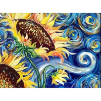 HKM-692307 Frameless Digital Oil Painting on Linen - Classic 24 Color Options, 40x50cm & 60x75cm Sizes