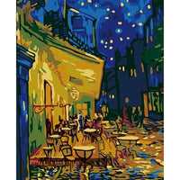 HKM-692307 Frameless Digital Oil Painting on Linen - Classic 24 Color Options, 40x50cm & 60x75cm Sizes