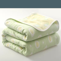 HKM-692371 Six-Layer Cotton Gauze Quilt for Summer Cooling - Lightweight Air Conditioner Blanket, 120x150cm & 90x100cm Options