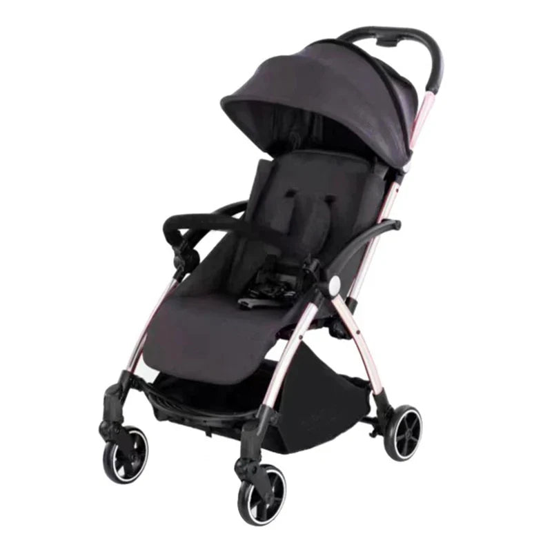 HKM-692563 Lightweight Travel Stroller with Easy One-Hand Fold and Multi-Position Recline for Air Travel