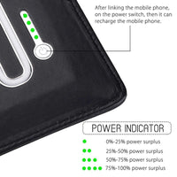 HKM-692563 Portable 8000mAh Rechargeable Power Bank with Wireless Charging and Multi-Connector Options