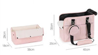 HKM-692563 Portable Summer Dog Bag in Solid Colors – Medium Soft Nylon | Available in Pink and Black