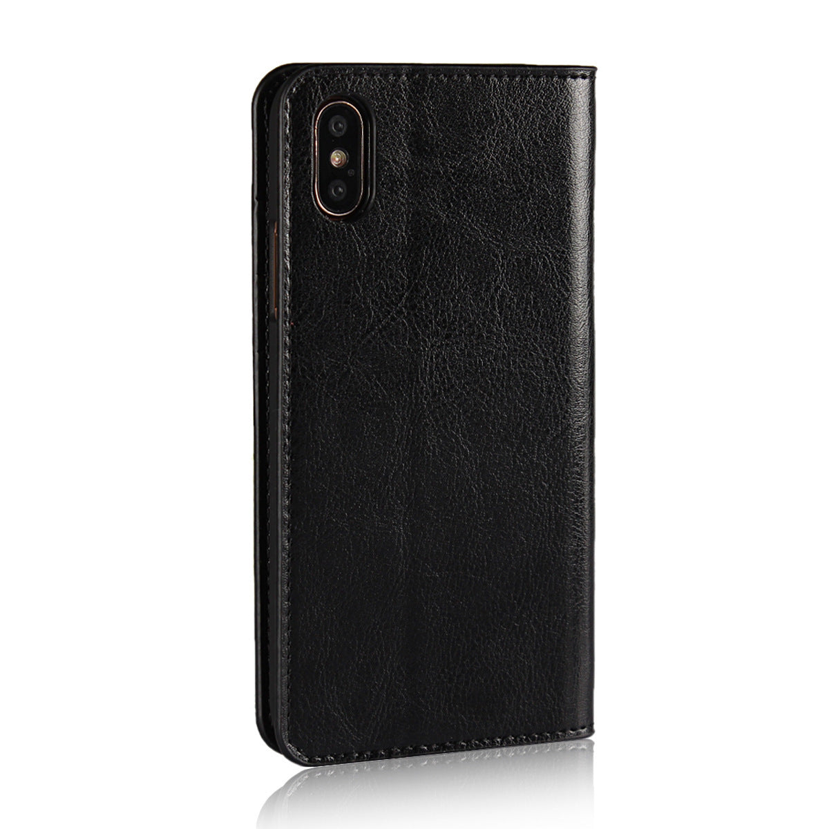 HKM-692627 Leather Flip Cover Wallet for iPhone - Stylish Protection and Storage
