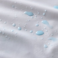 HKM-692691 White Knitted Fabric Bedspread and Mattress Protector for 1.8m Beds, Multiple Sizes Available