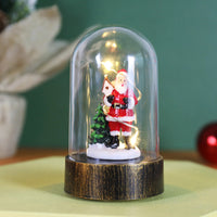HKM-692819 Christmas-Themed Small Night Lamp with Snowman, Old Man, and Tree Ornaments
