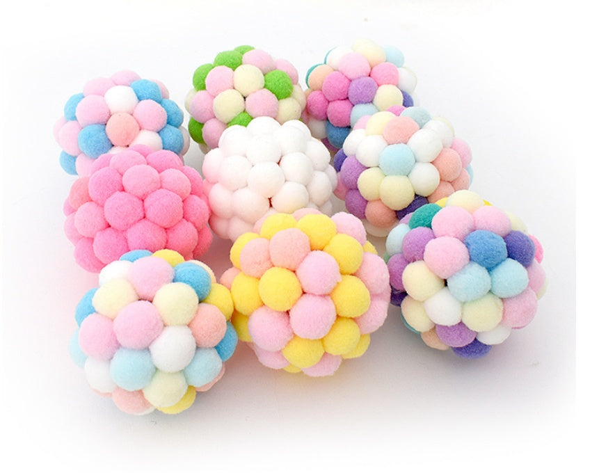 HKM-693139 Cat Toy Cat Self-hey Rainbow Bell Interactive Ball