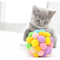 HKM-693139 Cat Toy Cat Self-hey Rainbow Bell Interactive Ball