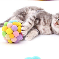 HKM-693139 Cat Toy Cat Self-hey Rainbow Bell Interactive Ball