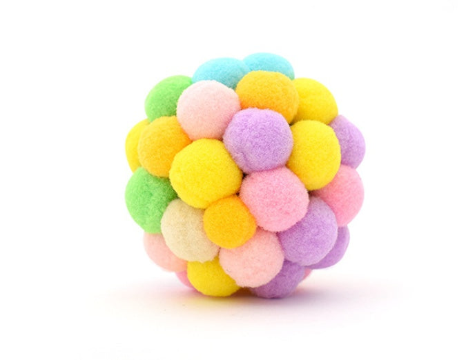 HKM-693139 Cat Toy Cat Self-hey Rainbow Bell Interactive Ball