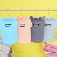 HKM-693139 Quick Dry Casual Vest for Dogs - Lightweight Polyester in Pink, Sky Blue, Dark Gray, Light Gray (Sizes S-XXL)
