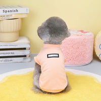 HKM-693139 Quick Dry Casual Vest for Dogs - Lightweight Polyester in Pink, Sky Blue, Dark Gray, Light Gray (Sizes S-XXL)
