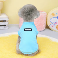 HKM-693139 Quick Dry Casual Vest for Dogs - Lightweight Polyester in Pink, Sky Blue, Dark Gray, Light Gray (Sizes S-XXL)