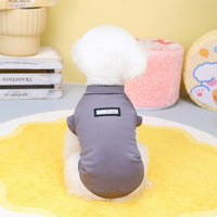 HKM-693139 Quick Dry Casual Vest for Dogs - Lightweight Polyester in Pink, Sky Blue, Dark Gray, Light Gray (Sizes S-XXL)