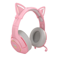 HKM-693203 Cute Girls Wired Computer Gaming Headset with Microphone, 3.5mm Plug, 20Hz-20KHz Audio Range
