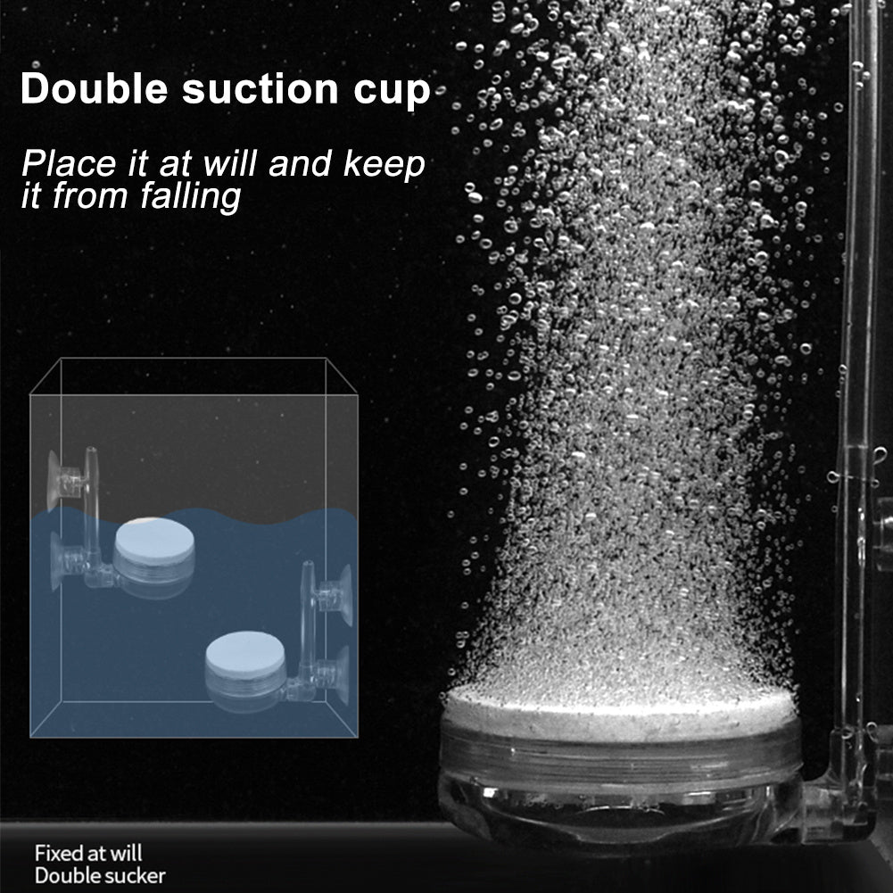 HKM-693203 Nano Aquarium Air Stone with High Oxygen Dissolution, Compact Design for Fish Tanks