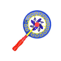 HKM-693331 Creative Kids Plastic Pinwheel Bubble Wand with Music and Lights for Summer Fun