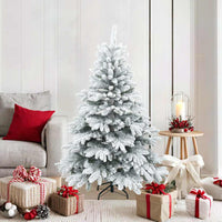 HKM-693331 Modern Snow Flocked Artificial Christmas Tree - Indoor/Outdoor Use, 150cm or 180cm Options