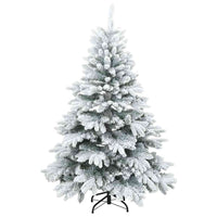 HKM-693331 Modern Snow Flocked Artificial Christmas Tree - Indoor/Outdoor Use, 150cm or 180cm Options