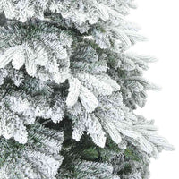 HKM-693331 Modern Snow Flocked Artificial Christmas Tree - Indoor/Outdoor Use, 150cm or 180cm Options