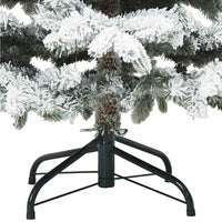 HKM-693331 Modern Snow Flocked Artificial Christmas Tree - Indoor/Outdoor Use, 150cm or 180cm Options