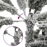 HKM-693331 Modern Snow Flocked Artificial Christmas Tree - Indoor/Outdoor Use, 150cm or 180cm Options