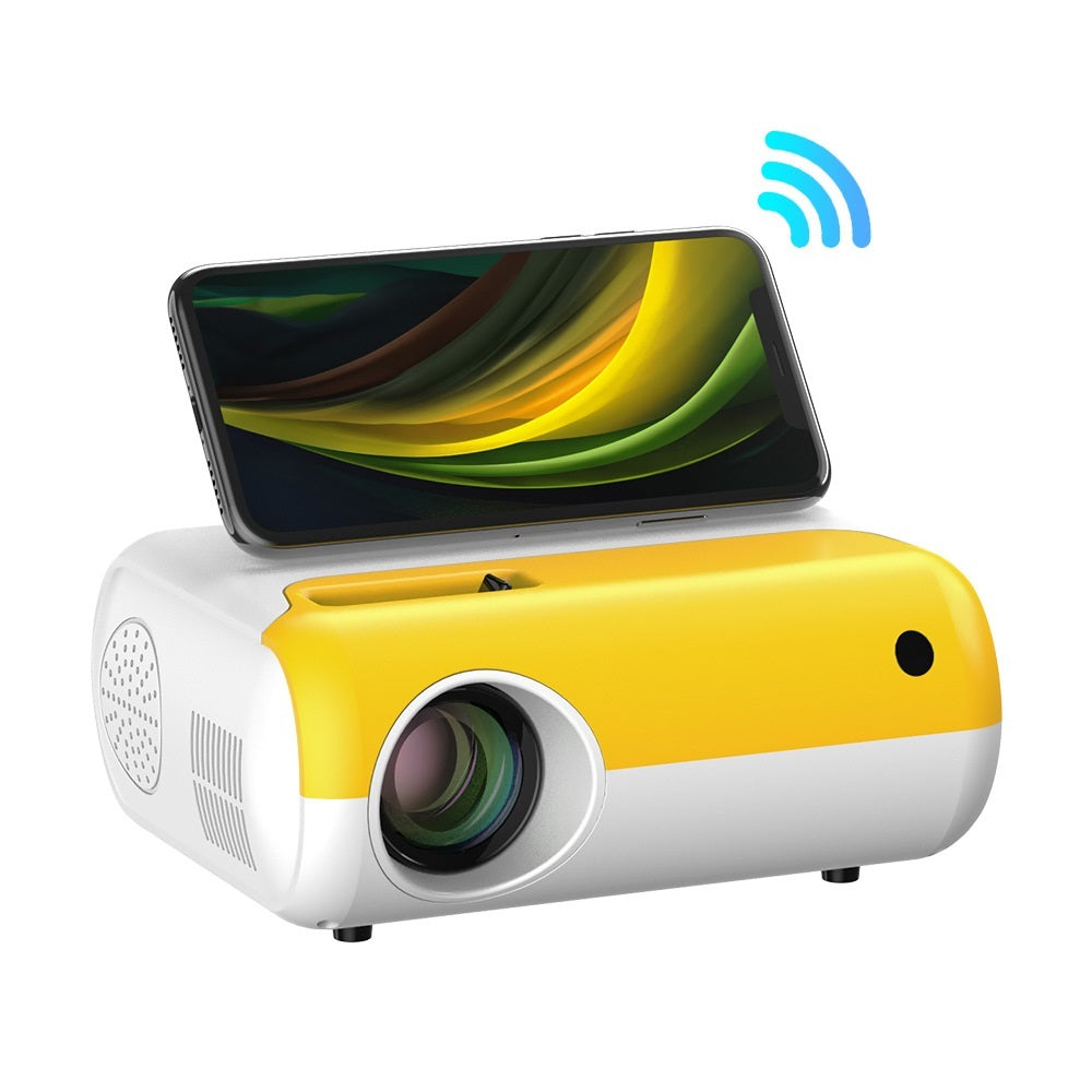 HKM-693395 Multifunctional HD Projector - Supports 1080P, 2800 Brightness, Manual Focus, USB & HDMI Inputs, 60 to 120 Inch Display