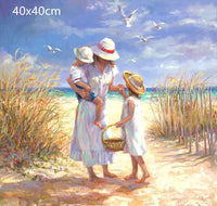 HKM-693523 Diamond Painting Art - Full Round Diamond Craft for Bedroom Decor, 30X30CM Canvas