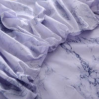 HKM-693523 Stone Pattern Fitted Sheet Set in Soft Polyester Fiber - Available in Twin, Full, Queen, King Sizes
