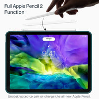 HKM-693779 Transparent Acrylic Case for iPad Air 4 and Pro 11/12.9, Supports Pencil 2 Charging, Shock-Absorbing Design