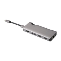 HKM-694035 7-in-1 USB-C Hub with HDMI Output, Ethernet Port, USB 3.0, SD & TF Card Reader, 60W Power Delivery