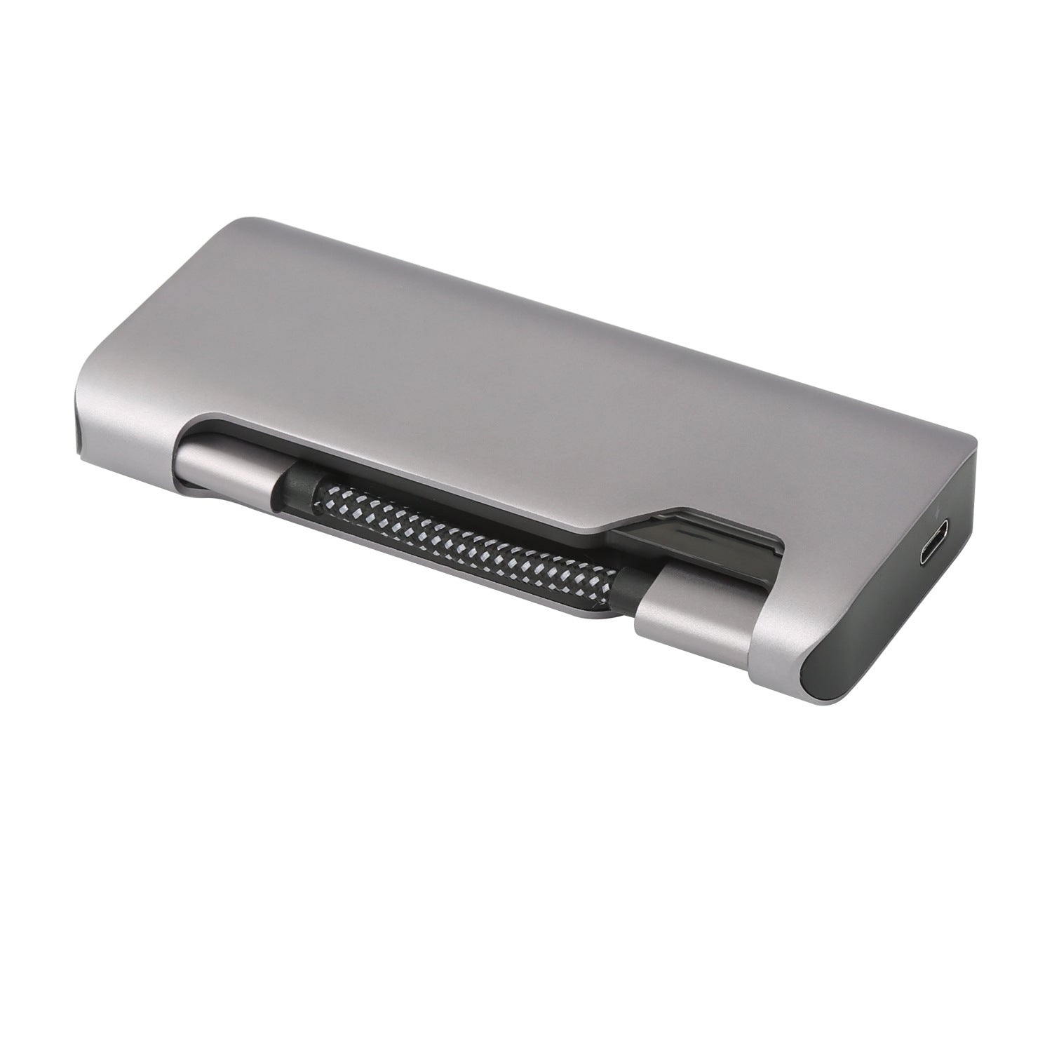 HKM-694035 7-in-1 USB-C Hub with HDMI Output, Ethernet Port, USB 3.0, SD & TF Card Reader, 60W Power Delivery