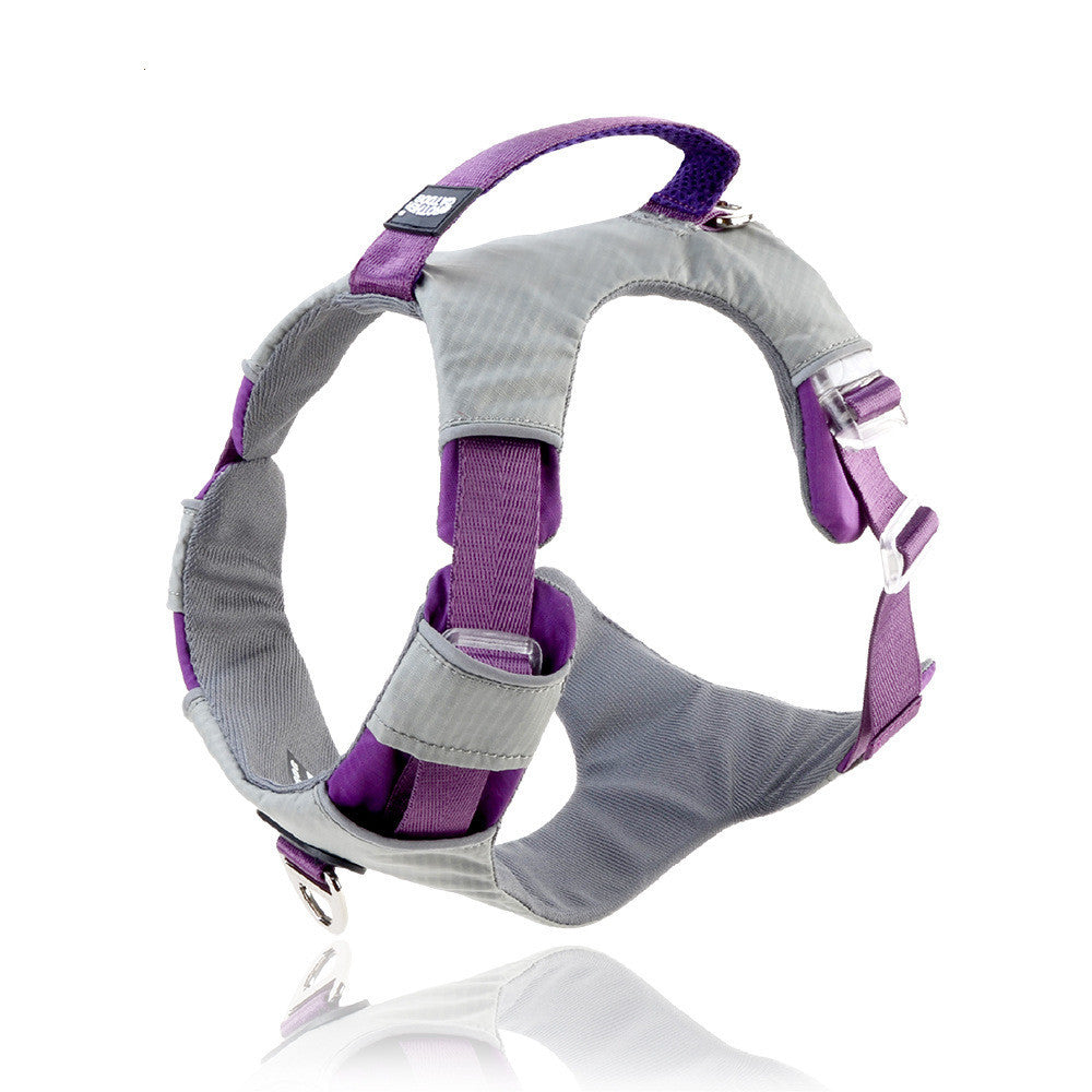 HKM-694035 Explosion-Proof Nylon Cat Leash Chest Strap with Storage Bag - Scalable and Adjustable Sizes Available