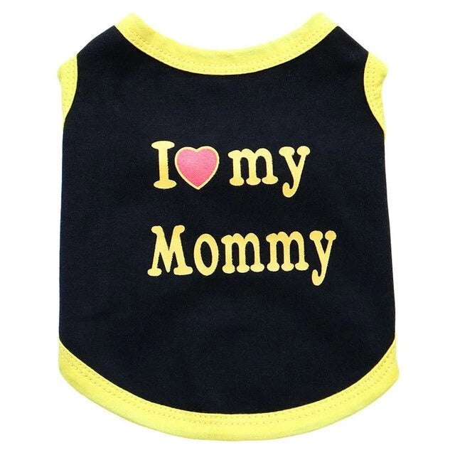 HKM-694099 Hawaiian-Style Cotton Pet Vest for Cats and Dogs – Comfortable and Casual with Print Design