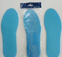 HKM-694355 Silicone Gel Insoles for Comfort and Shock Absorption - Men & Women Sizes Available