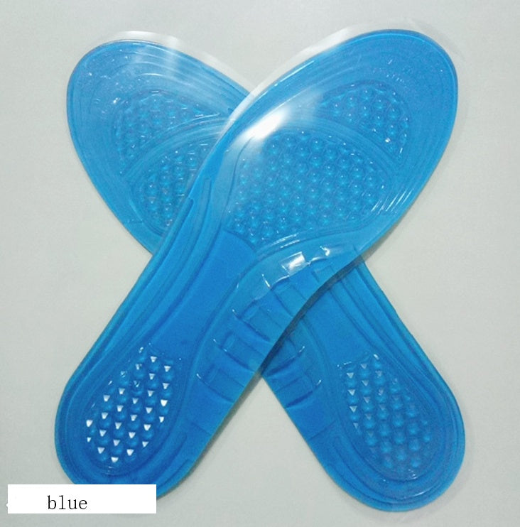HKM-694355 Silicone Gel Insoles for Comfort and Shock Absorption - Men & Women Sizes Available
