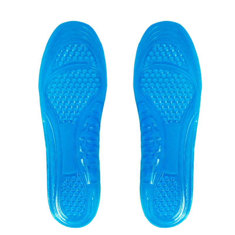HKM-694355 Silicone Gel Insoles for Comfort and Shock Absorption - Men & Women Sizes Available