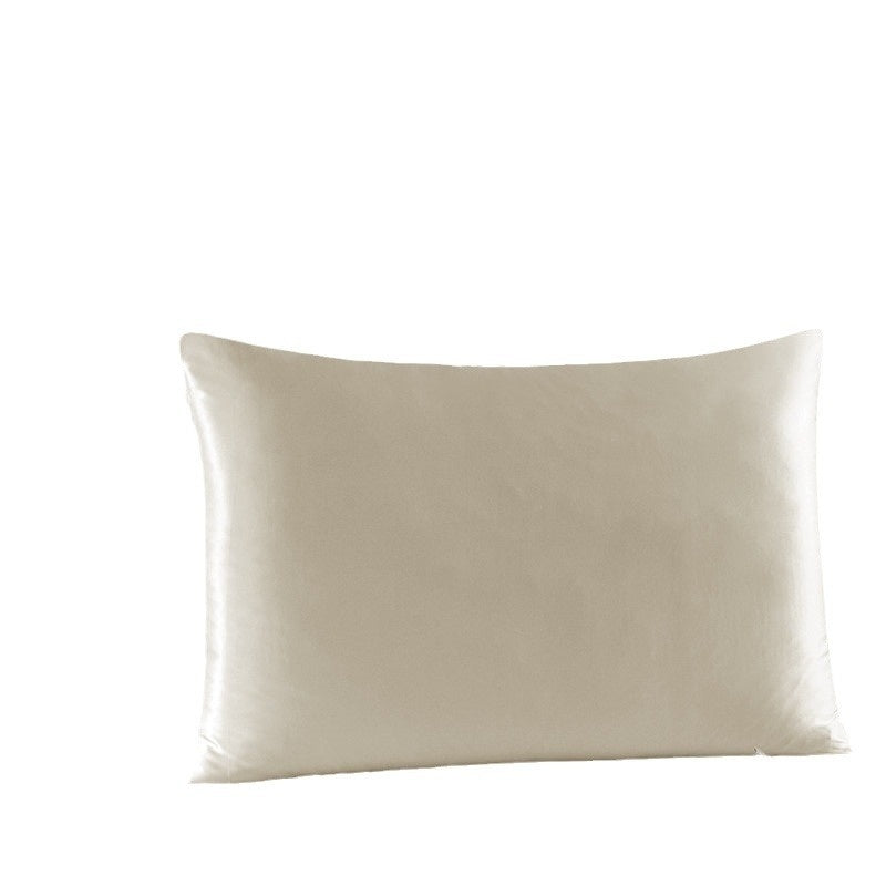 KTX-694483 Double-Sided Solid Color Silk Pillowcase - Available in Multiple Sizes