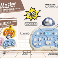HKM-694483 Rhythm Master Speed Push Game Console for Kids - Educational Fun and Quick Reflex Challenge