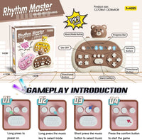 HKM-694483 Rhythm Master Speed Push Game Console for Kids - Educational Fun and Quick Reflex Challenge