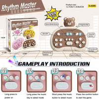 HKM-694483 Rhythm Master Speed Push Game Console for Kids - Educational Fun and Quick Reflex Challenge