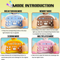 HKM-694483 Rhythm Master Speed Push Game Console for Kids - Educational Fun and Quick Reflex Challenge