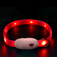 HKM-694547 Luminous Dog and Cat Collar with Adjustable Sizes for Enhanced Visibility and Safety