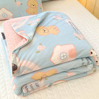 HKM-694675 Cool Fiber Doudou Quilt - Modern Simplicity Design, Multiple Sizes for Every Bed