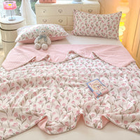 HKM-694675 Cool Fiber Doudou Quilt - Modern Simplicity Design, Multiple Sizes for Every Bed