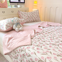 HKM-694675 Cool Fiber Doudou Quilt - Modern Simplicity Design, Multiple Sizes for Every Bed