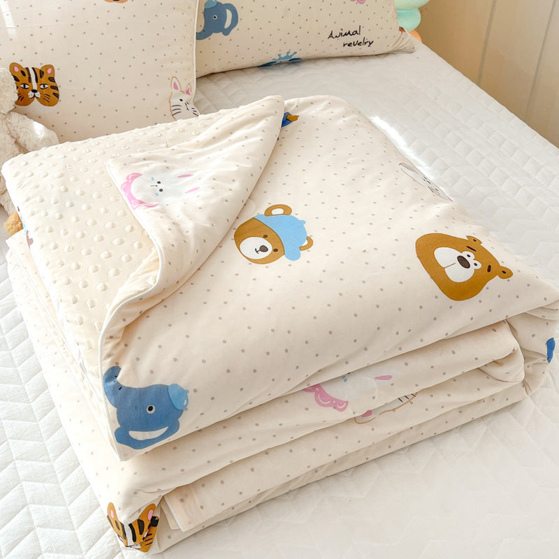 HKM-694675 Cool Fiber Doudou Quilt - Modern Simplicity Design, Multiple Sizes for Every Bed